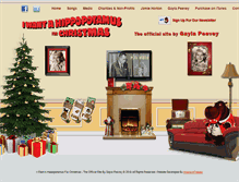 Tablet Screenshot of iwantahippopotamusforchristmas.net